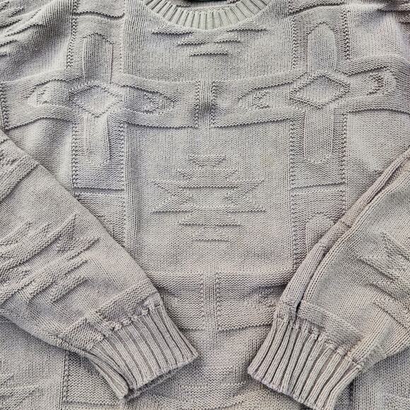 Orvis Aztec Crew Neck Cable Knit Sweater XXL - Picture 6 of 7